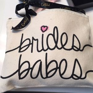 catbird bridesmaid’s beauty bag with gift boxes